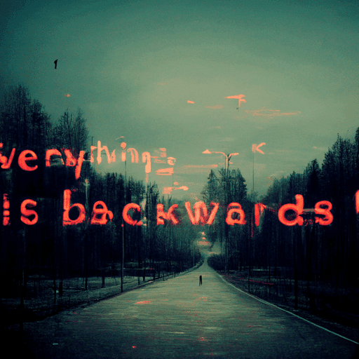 everything is backwards