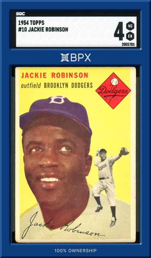 1954 Topps Jackie Robinson - SGC 4 (Cert: 2005785)