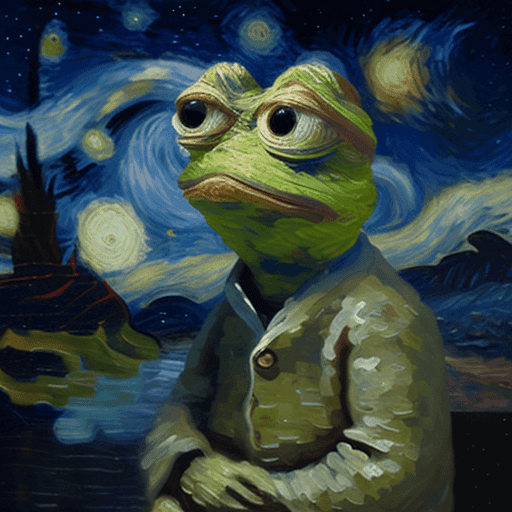 Pepe Van Gogh #7