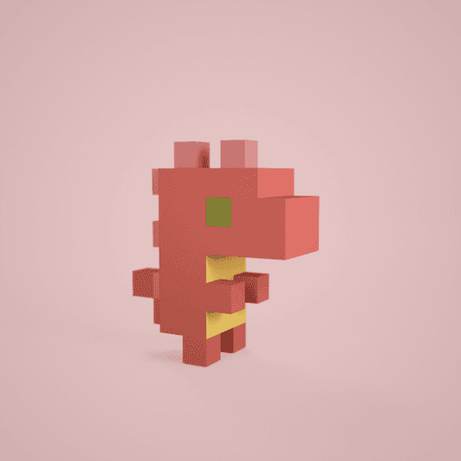 3D tiny dino #0652